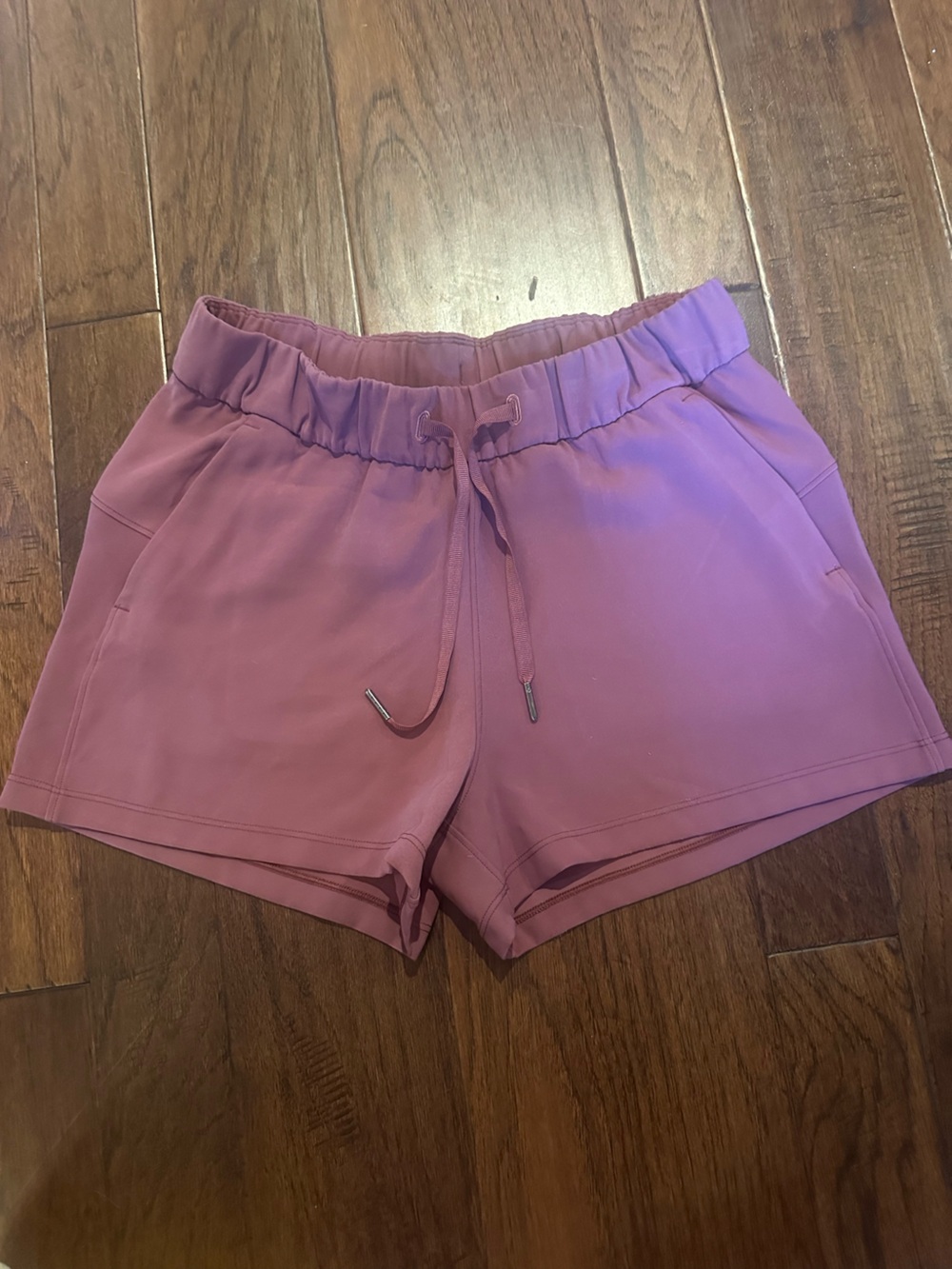 Pink Lululemon On The Fly Woven Shorts - Size 6